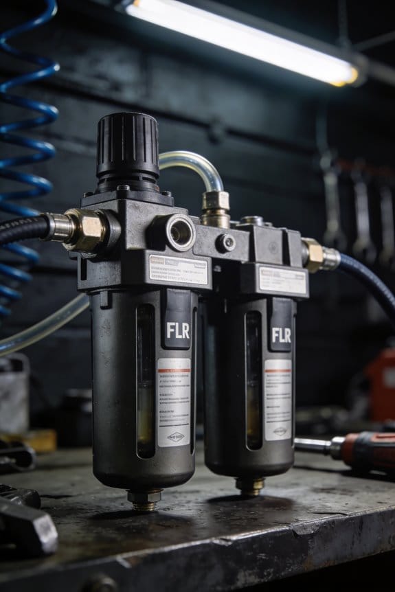 filtered regulated lubricated air