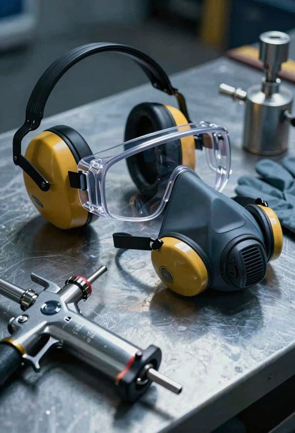 ppe prevents nail and spray