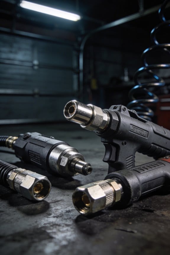 quick connects affect pressure drop