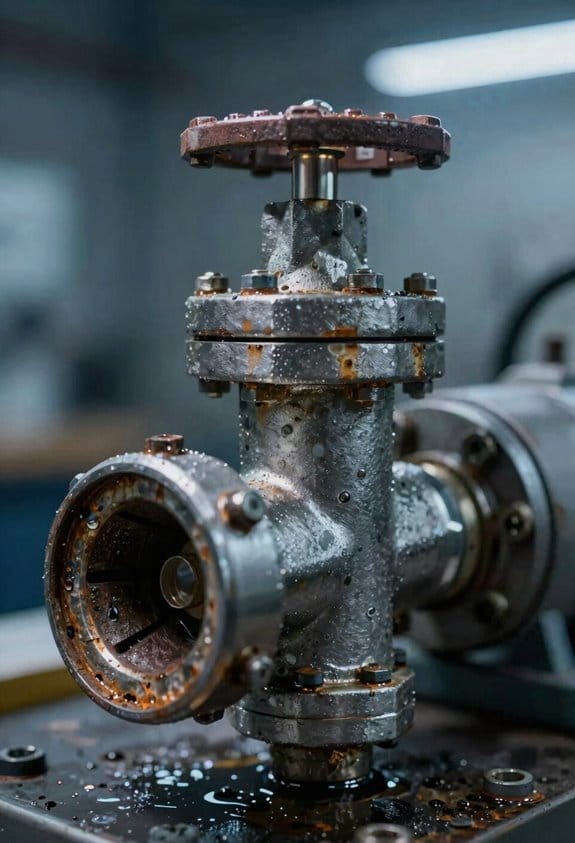 water corrodes compressors internally